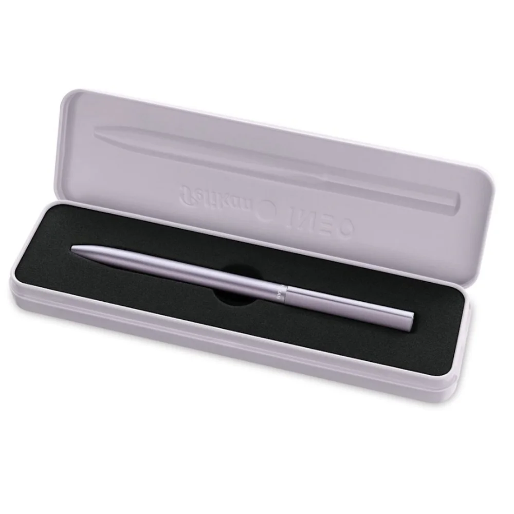 ❤️BUY 10 GET 5 FREE  Sleek Silver Pen Pelikan Ineo Ballpoint Pen